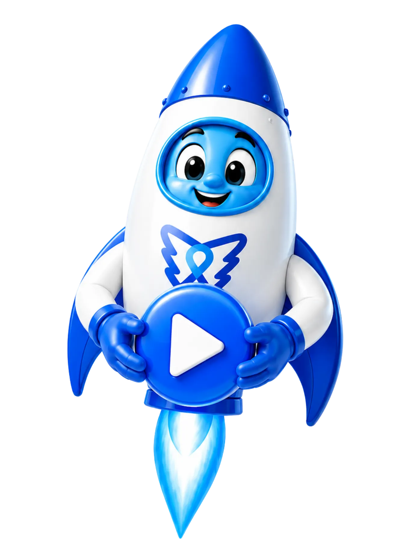 DelosWeb rocket mascot presenting the difference between website tools and professional website decisions